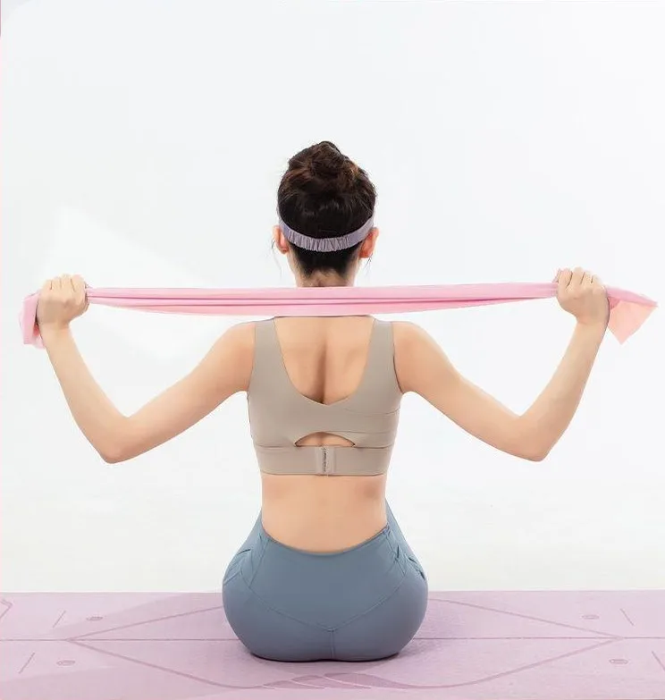 TPE Stretch Sheet Yoga Elastic Band Men Women Light Resistance Strength product detail 2
