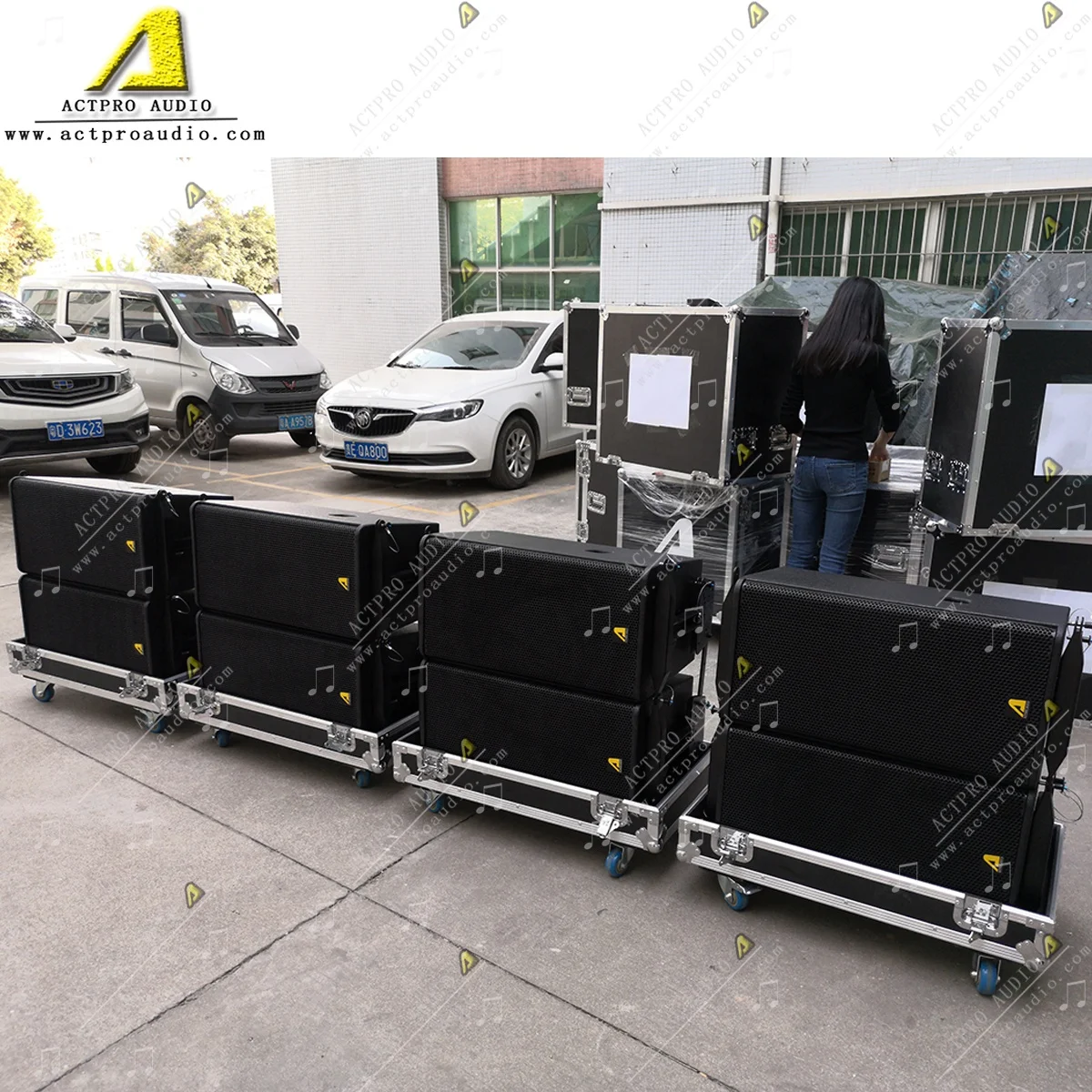 PA Speaker Geo S1230 Line Array PRO Audio GEO S1210 Single 12" Line Array Speakers