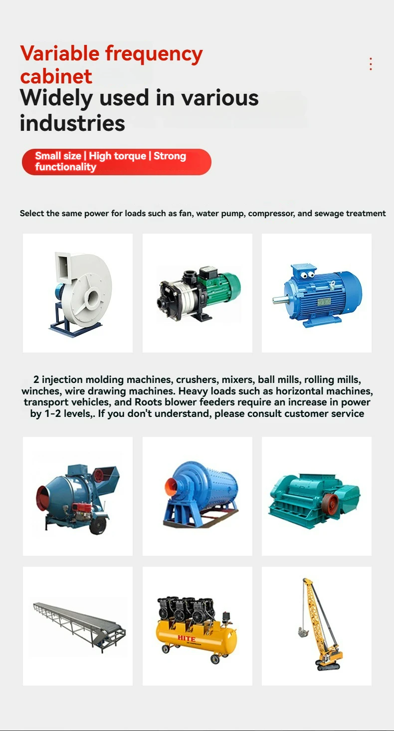 Inverter 790 Power Variable Frequency Constant Pressure Water Supply Variable Frequency Cabinet