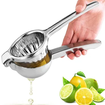 Extra Large Commercial Lemon Squeezer Manual Lime Orange Squeezer Stainless Steel Citrus Press for Drinks