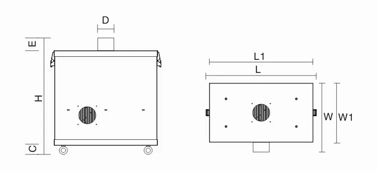 Laboratory Fume Smoke Extractor, fume extractor - detail 10