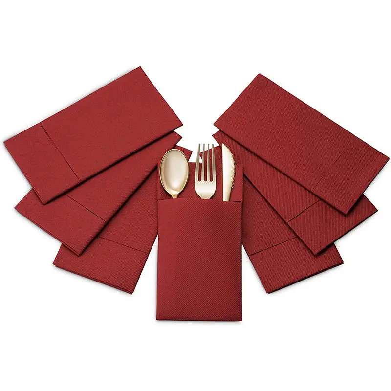 Цветные салфетки одноразовые с воздушной уложкой