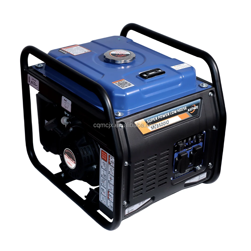 product 220v 230v single phase recoil start petrol generators 5000w open frame inverter generator portable camping open frame power-2