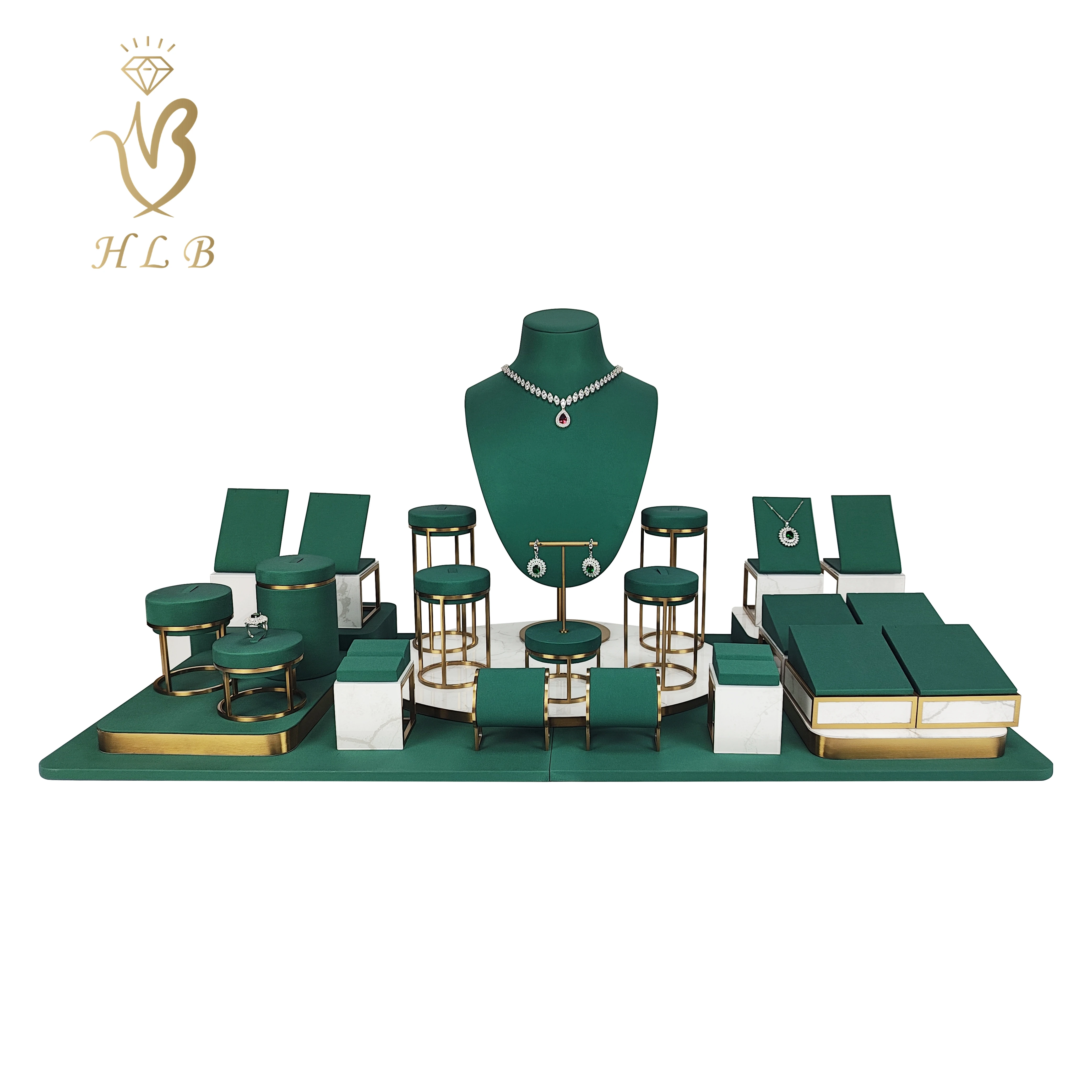 Custom Luxury Jewelry Cabinet Showcase Rack Holder Jewellery Earings ...