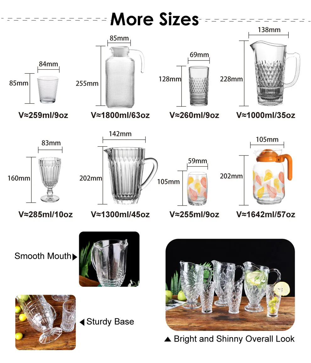 7pcs soccer model water drinking glass pitcher lemon set drinks cup set football design jug sets juice cold drinks jugs