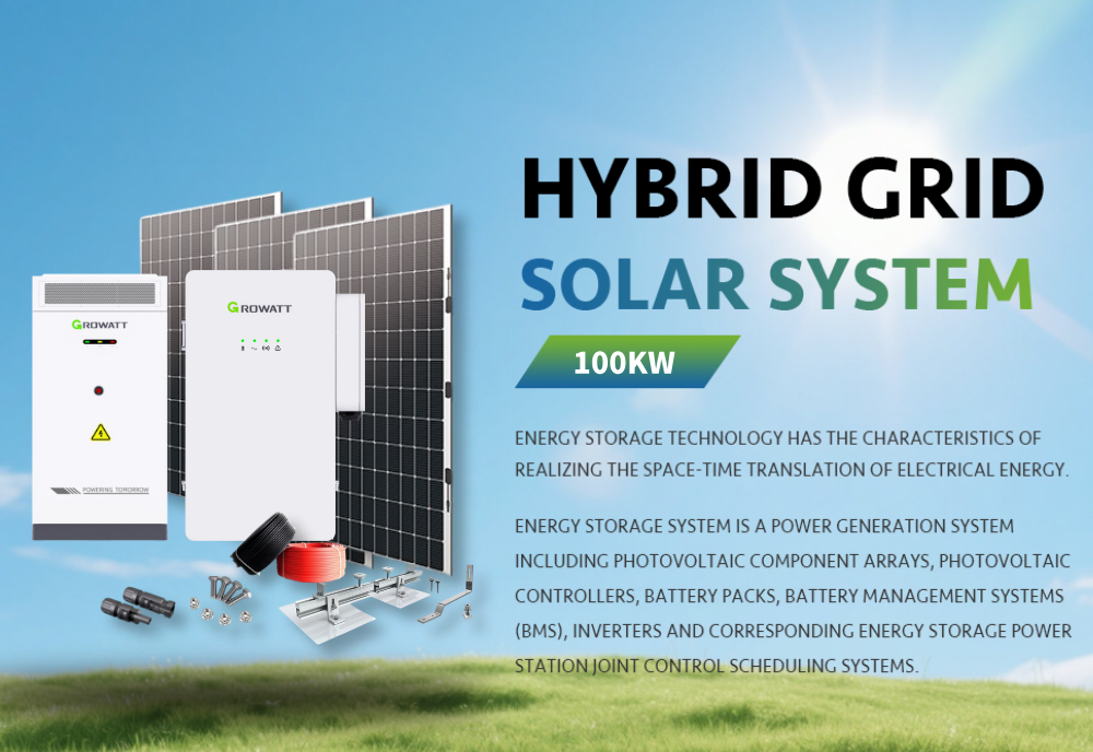 QIANEN 100 kw Wholesale Hybrid Inverter Industrial Commercial Energy Storage System Lithium-Ion Battery Storage System factory