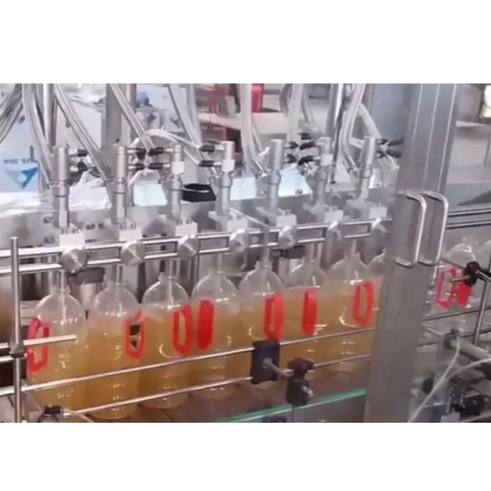 LWT Automatic Piston Filler 4 Nozzle  1-5L Lubricant Oil Lubricating Oil Filling Machine