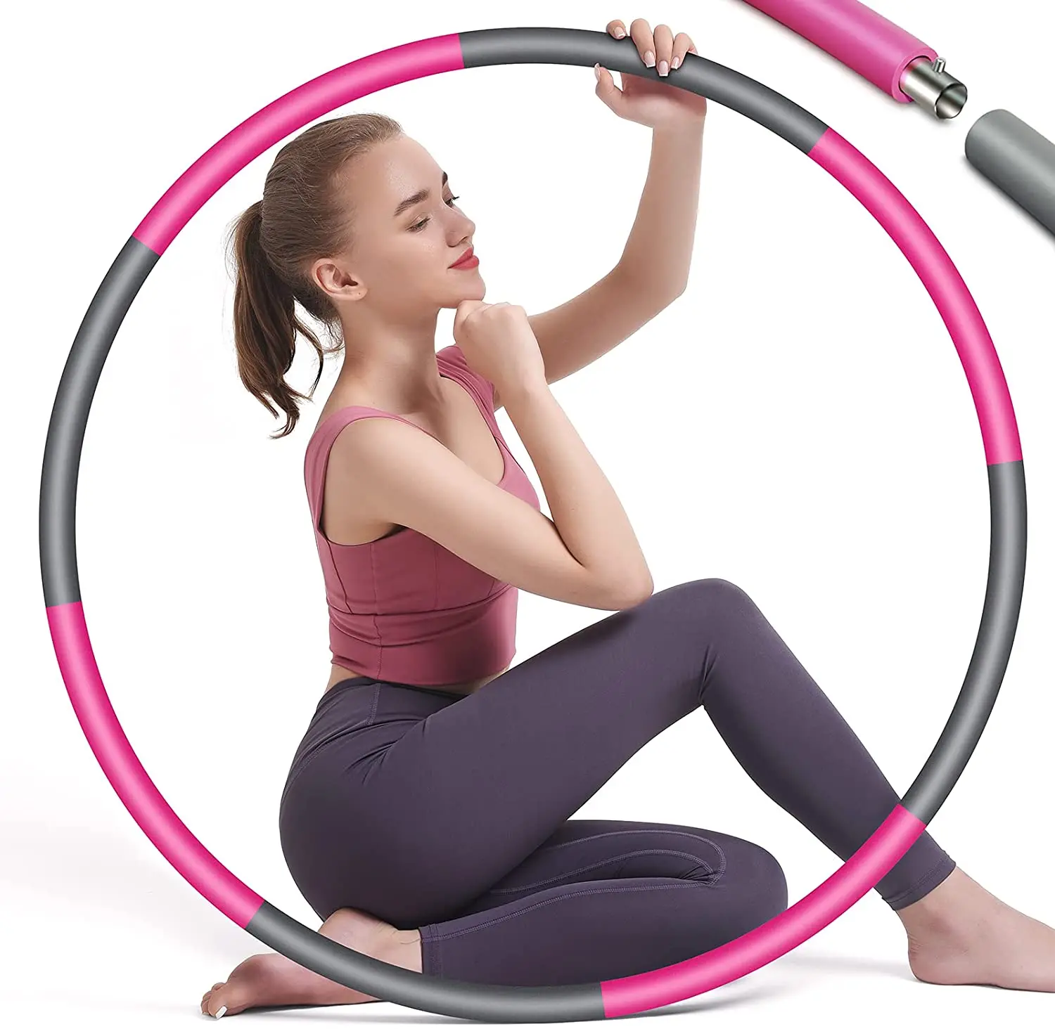 Details about   4x Large High Gloss Hula Hoops Kids Adults Fitness Exercise Hula Ring Game 60cm 