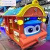 Camión de comida transformable con forma de autobús escolar (pantalla de juego)