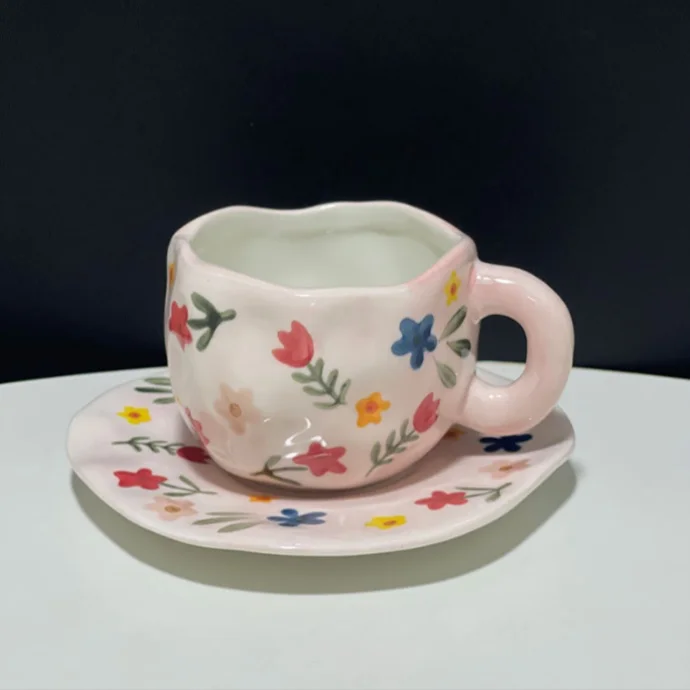Tasse Café Géante Arawat 500ml Avec Filtre - Céramique, Cuillère Et Sous-tasse | Idée Cadeau Originale