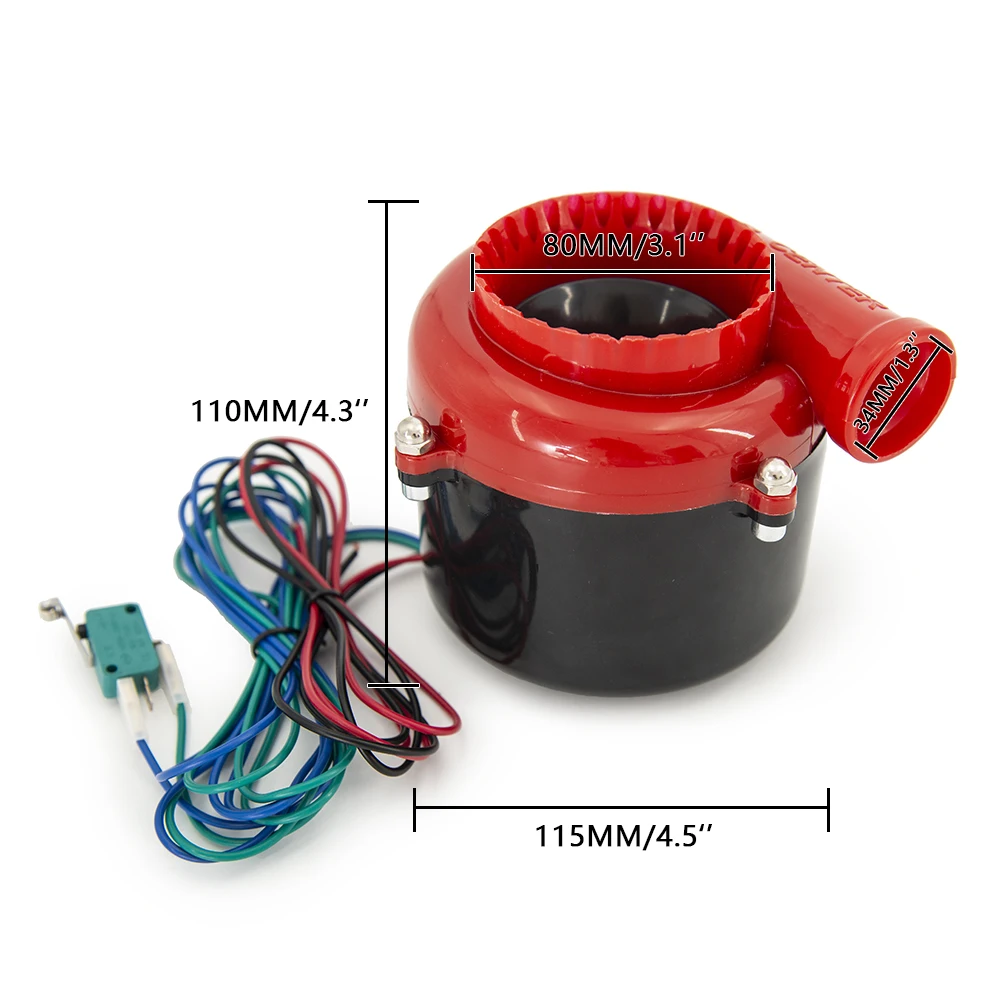 Fausse Soupape De Décharge Turbo électronique - Simulateur De Son BOV Pour Voiture, Matériau ABS, Installation Sur Accélérateur - 12