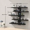 Estilo minimalista de 5 capas - negro