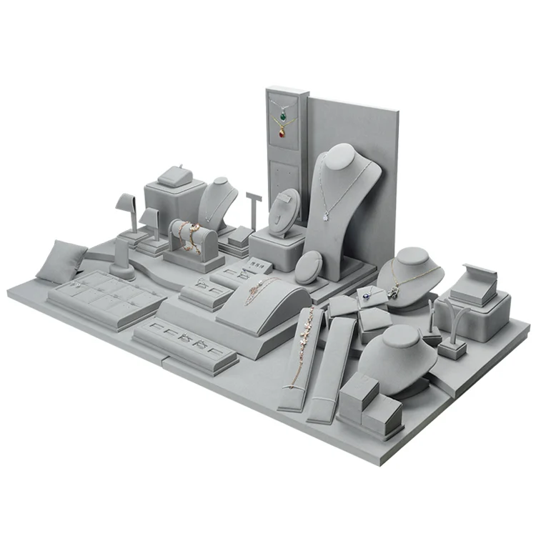 Комплект для демонстрации ювелирных изделий, ожерелье, серьги