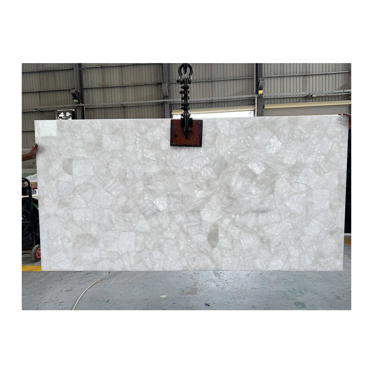 Free Sample for Most Popular Hot Sale Translucent White Jade Onix Crystal Slab and Marble Tile