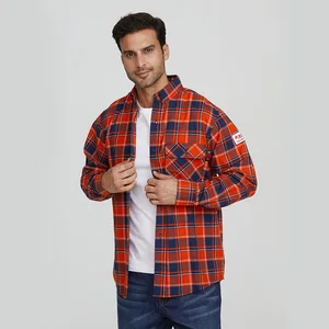 Wholesale UL NFPA 2112 Certificated Welding Safety Clothing Fireproof Flame Retardant Fr Cotton Shirt