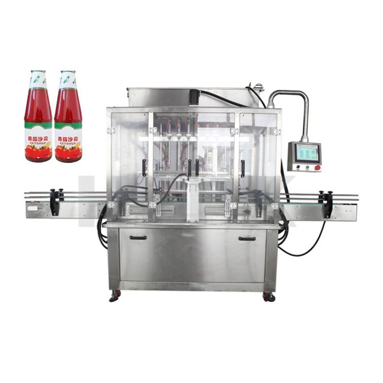 UBL Full Automatic Jam Tube 4/6 Heads automat liquid fill price cone filling machine