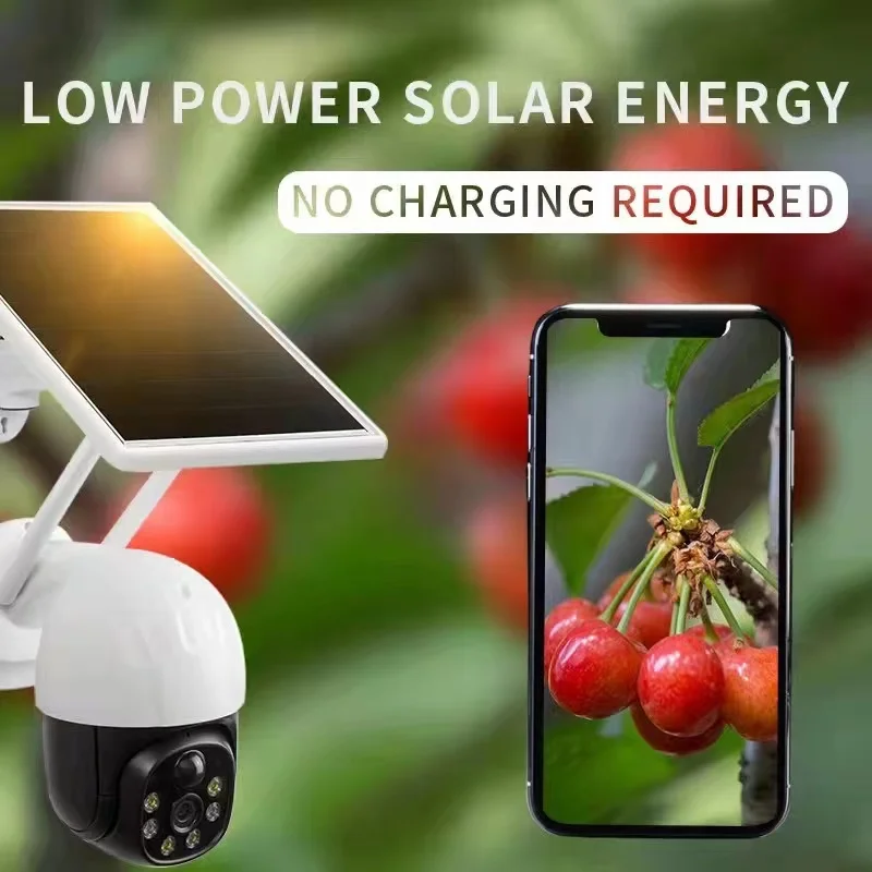 V380 Pro Wifi Wireless Solar Power Camera 4g Lte Sim Card Slot Cctv