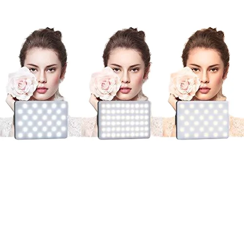 Portable Selfie Light With 2000mAh Rechargeable Fill Light for Cell Phone for Laptop Zoom Call Vlog Makeup TikTok Video MustHave
