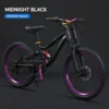 Dark night black