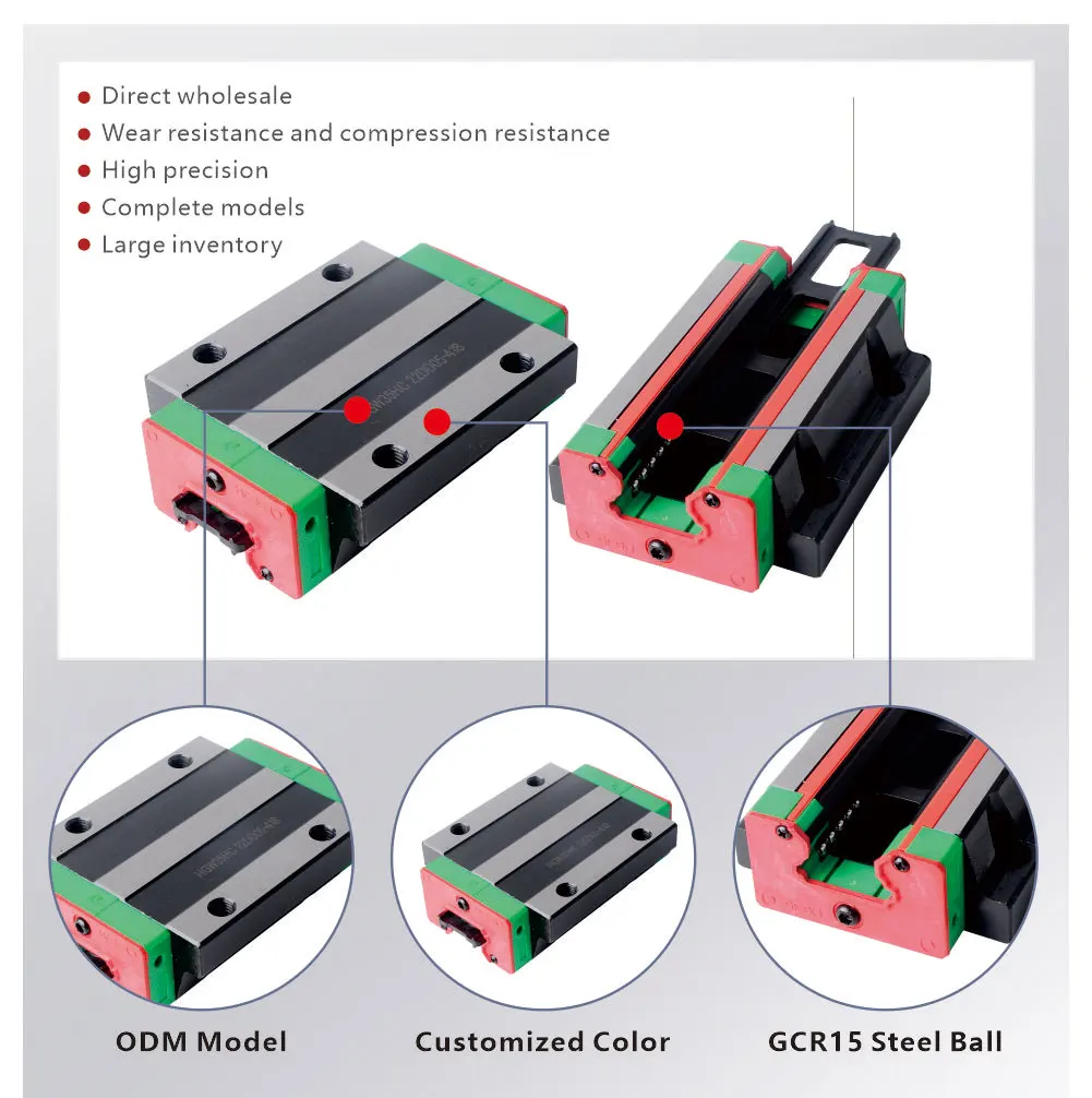 High Quality Hg35 Hgw35hc Extended Model Linear Motion Guides Hgr35