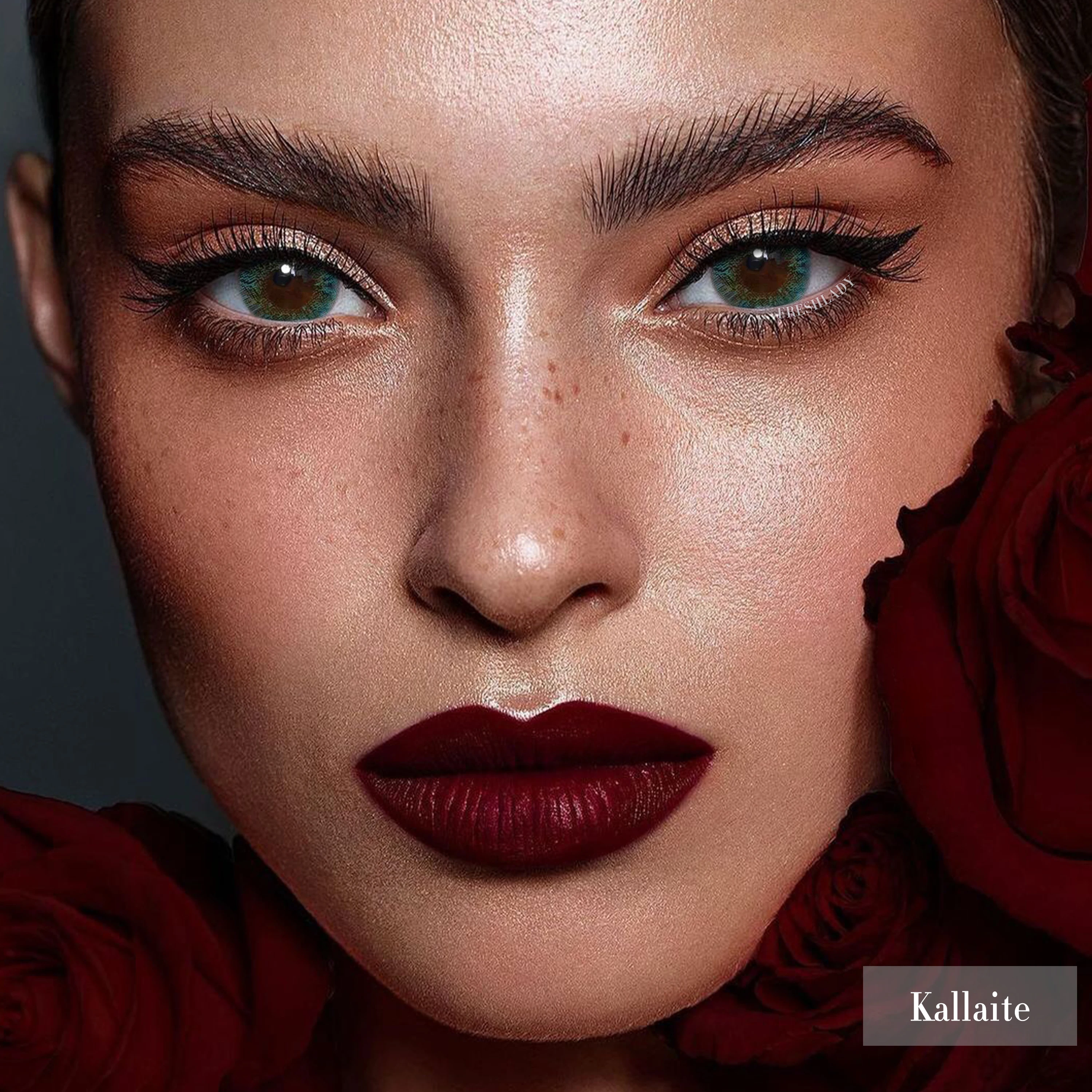 Очаровательные высококачественные контактные линзы Kallaite, косметические контактные линзы, линза для зеленых глаз, оптовая продажа