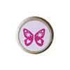 Mariposa de madera en bruto