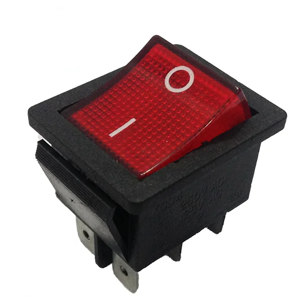 FS047B KCD4 t125 4pin/6pin 125V/250V 3 way ВКЛ-ВЫКЛ светодиодный Электрический кулисный переключатель