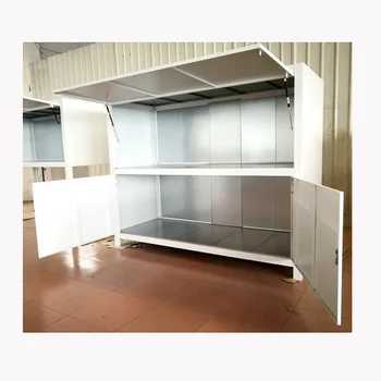 Custom Over Car Bonnet Storage Cabinet Garage Double Storage Box Large ...