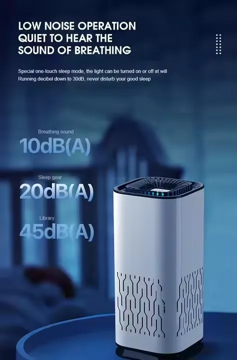 Multi - Scenario Car and Home Air Purifier, 5V Low - Voltage Operation and High Anion Concentration for Optimal Purification