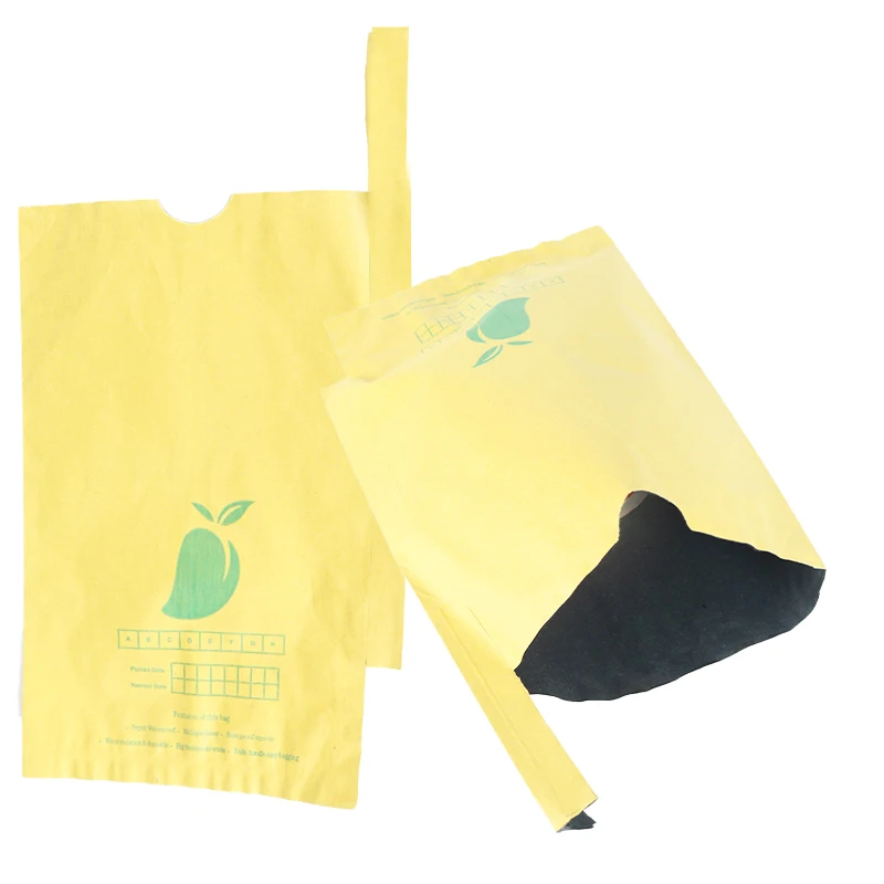 Eco Friendly Custom Print Waterproof Insectproof Grow Agricultural Fruit Bags Mango Covering Paper Bags for Fruit Protection Bag