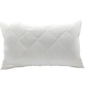 High Quality Cheap White Pillow Case Polyester Percale Fabric Quilted Cover for Home or Hotel Use