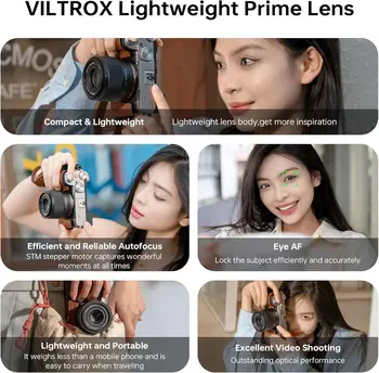 VILTROX 40mm F2.5 F/2.5 AF Lens for Sony E Mount, Wide-Angle Full-Frame Auto Focus Lens Compatible with Sony E-Mount Cameras detail image