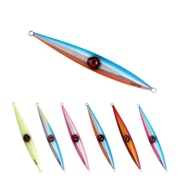 Cheery Iron Plate Lure Bottom Fishing Fast Sinking Bass Luminous Quick Retrieve Artificial Hard Bait Ocean Beach No Hooks – Hard Lure – view 3