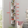 Étagère de rangement blanche à 7 niveaux - Épaississement 7 mm