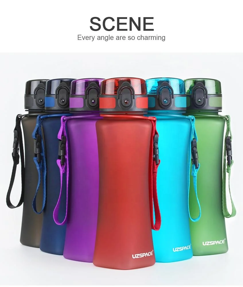 2021 New Design Colorful Frosted Drinkware Stock Featured Tritan Sports Drinking Water Bottle