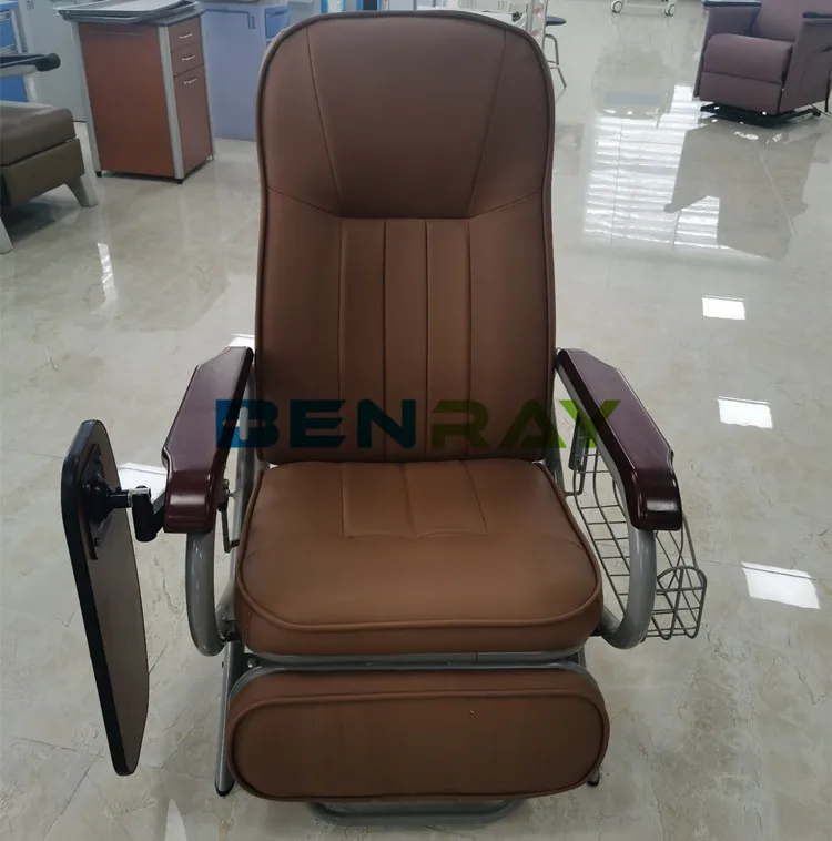 Высококачественный металлический стул из нержавеющей стали для переливания больниц, производство Китай