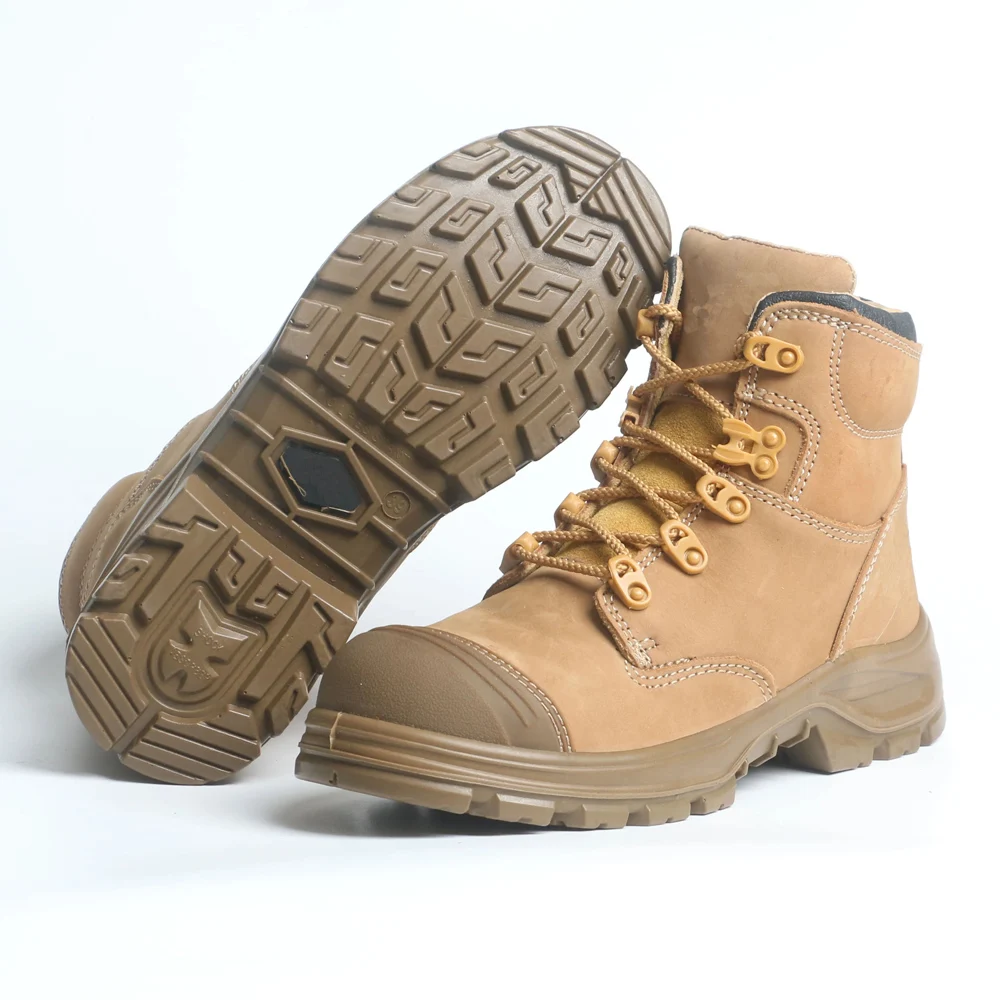 Oil and Gas Resistant Zip Side Industrial Electrical Western Cowboy Climbing Groundwork Winter Safety Boots