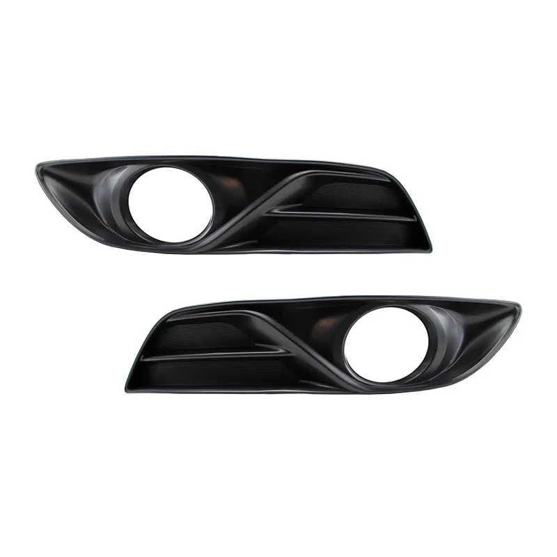 Car Accessories Halogen Yellow Fog Lamp Garnish Bezel Covers  Front Bumper Driving Light for 2013-2015 Nissan Sentra