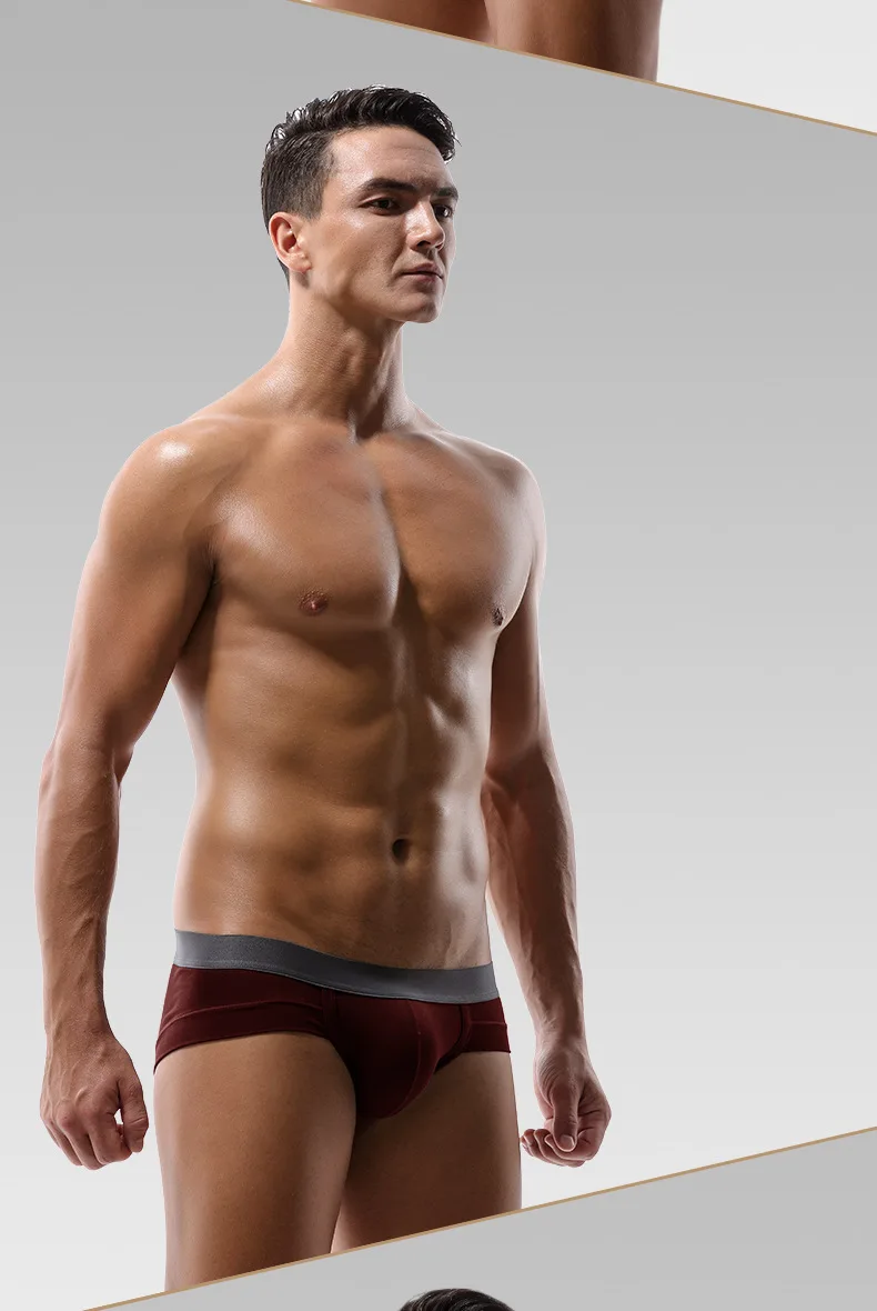 Men's Elastic Comfortable Recycled Brief Underwear - Eco-Friendly, Sustainable, Soft and Breathable Design for All-Day Comfort