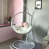 Silla burbuja con soporte blanco - Cojín acrílico