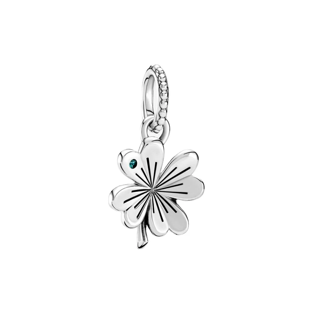 Oem 925 Sterling Silver Lucky Four-leaf 