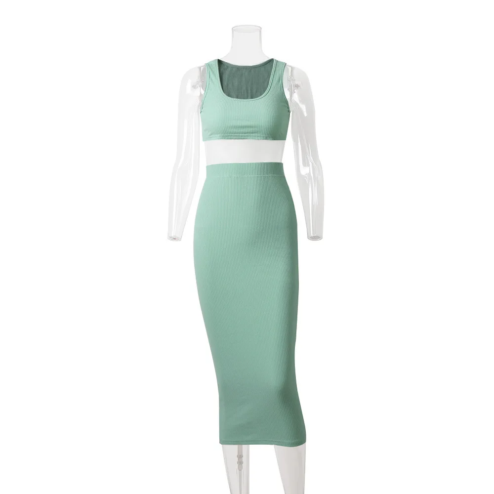 Women Clothing Two Piece Skirt 