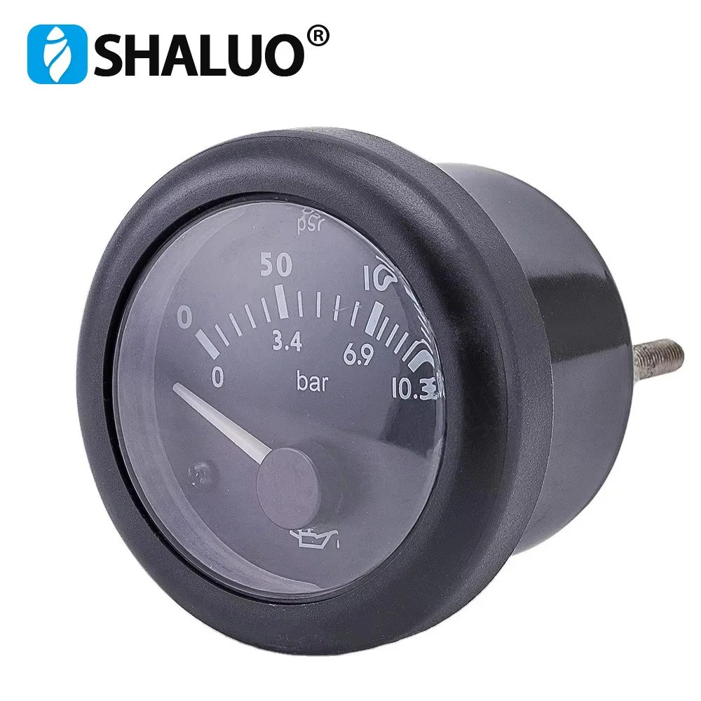 Diesel Fuel Pressure Gauge 12V 24V Oil Level Meter Kit Generator Engine Panel Gauge Genset Monitoring Spare Parts