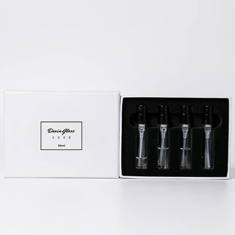 Source Custom logo spray for perfume tester sample bottle 2ml 3ml 5ml 10ml  perfume spray bottles box packaging on m.