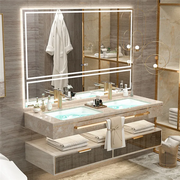 Luxury Modern Marble Bathroom Vanities - Customize & Style