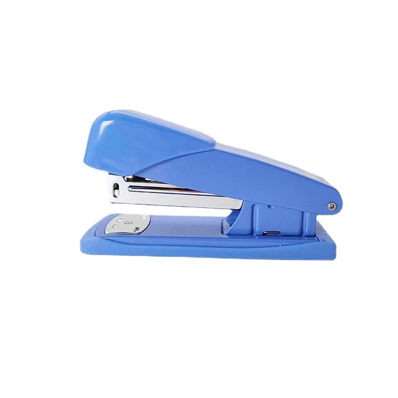 Пользовательский логотип, высококачественный бумажный Настольный степлер среднего размера, ручной металлический офисный степлер