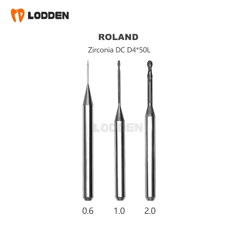 Dental Lab CAD/CAM Zirconia Milling Burs for Roland DWX50 DWX51D