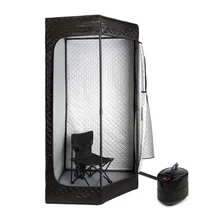 Modern Design Convenient Household Pentagonal Infrared Steam Room 3.0L 1500W 660 NM Red Light Stripe 110V/220V Acrylic Electric