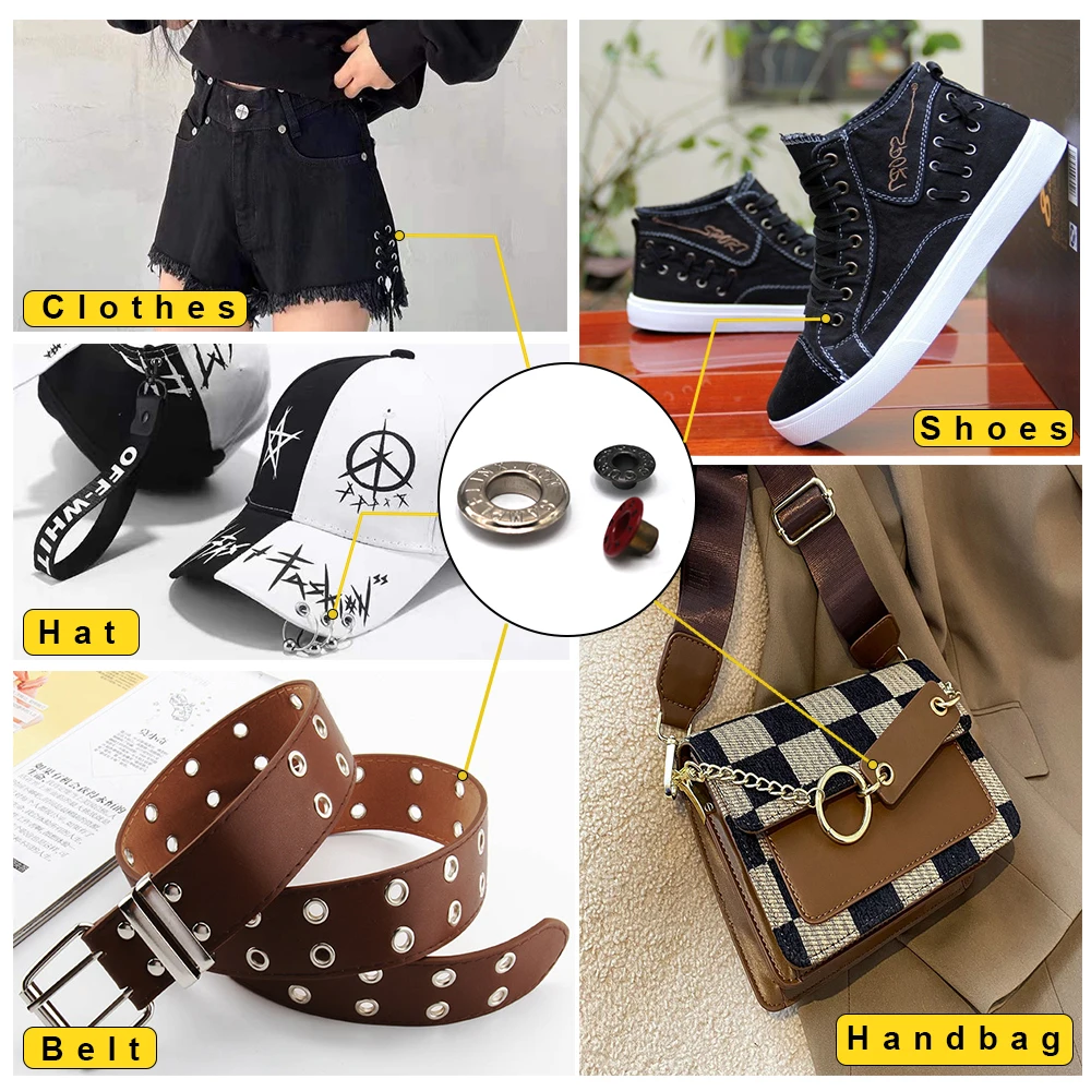 Заводская металлическая проушина с шайбами овальные проушины серебряные для одежды Швейные аксессуары