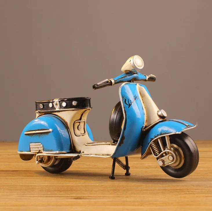 Retro Manual Vespa Small Sheep Pedal Motorcycle Ornaments